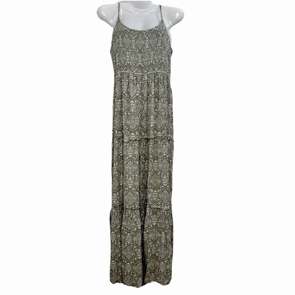 Gypsy & Jade Maxi Dress - Long‎ - Women's Size Medium 100% Rayon- Sage Green